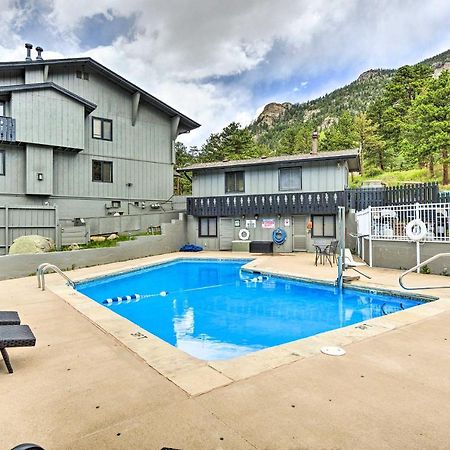 Estes Park Condo Rental Balcony With River Views! 외부 사진