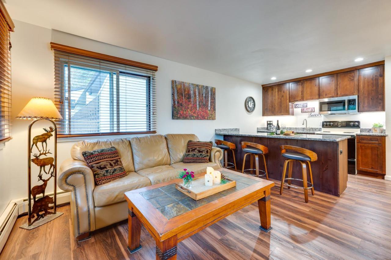 Estes Park Condo Rental Balcony With River Views! 외부 사진